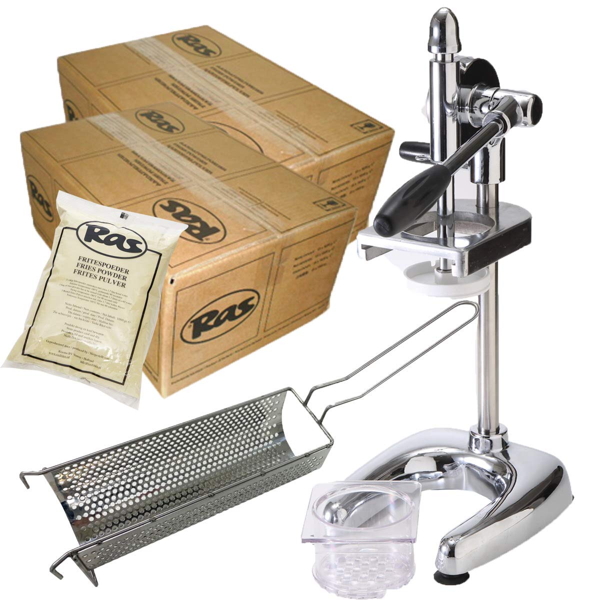 Amazon.co.jp: 【RAS ロングポテト メーカー & ロングフライ カゴ