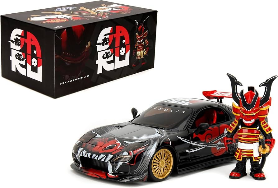Amazon.co.jp: Jada Toys Lab Monkeys 1:24 1993 マツダ RX-7 ダイ