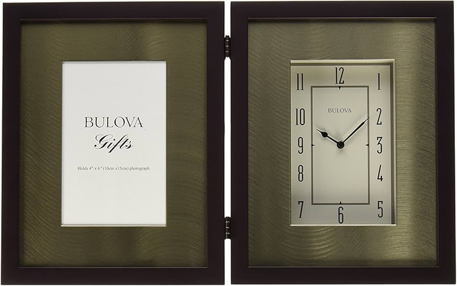 Amazon.com: Bulova B1234 Winfield Picture Frame Clock : Home & Kitchen