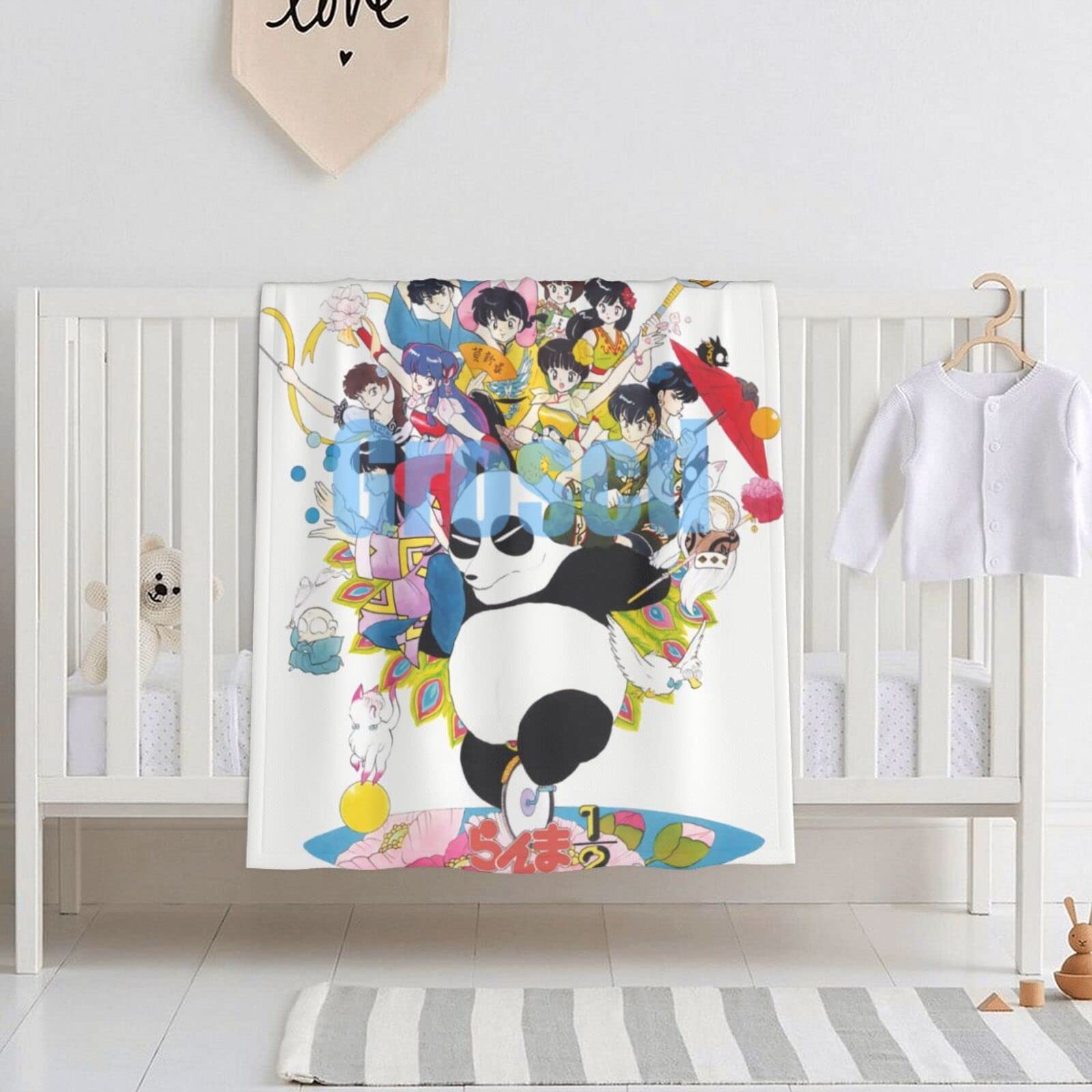 Amazon.co.jp: らんま1／2 (2)-1 ベビー 新生児 赤ちゃん用 毛布 掛け