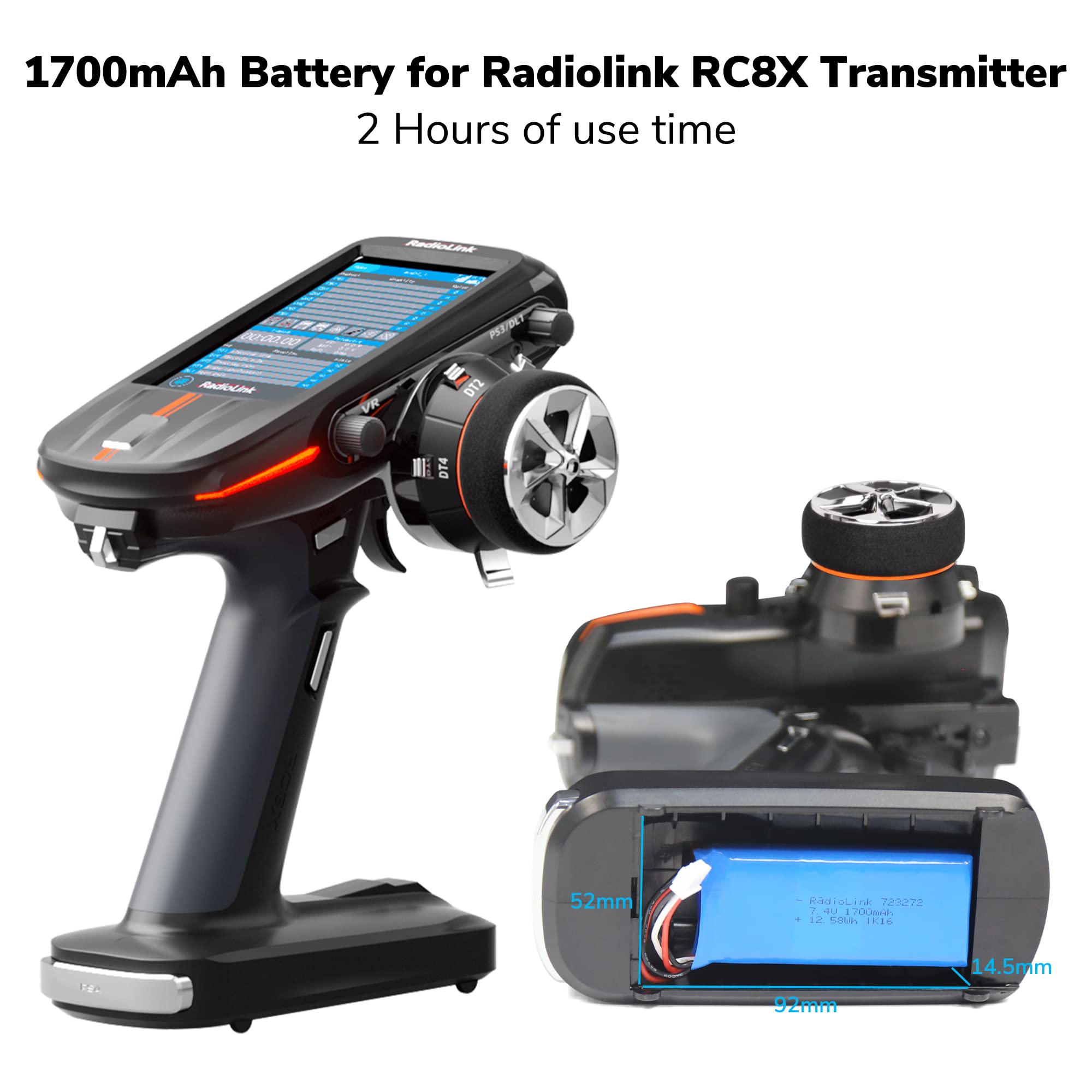 Amazon.co.jp: ATA HOBBY Radiolink 7.4V 2S リポバッテリー 1700mAH