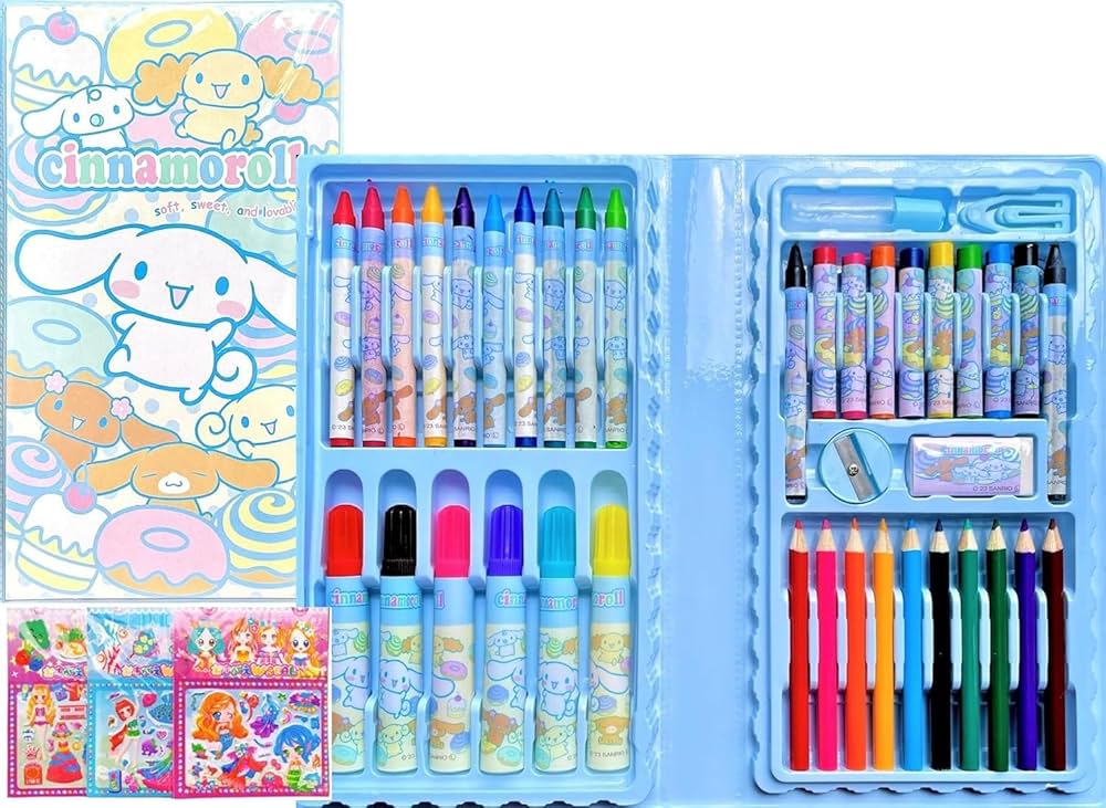 Amazon.co.jp: サンリオキャラクターズ ブック型 文房具セット 42種類