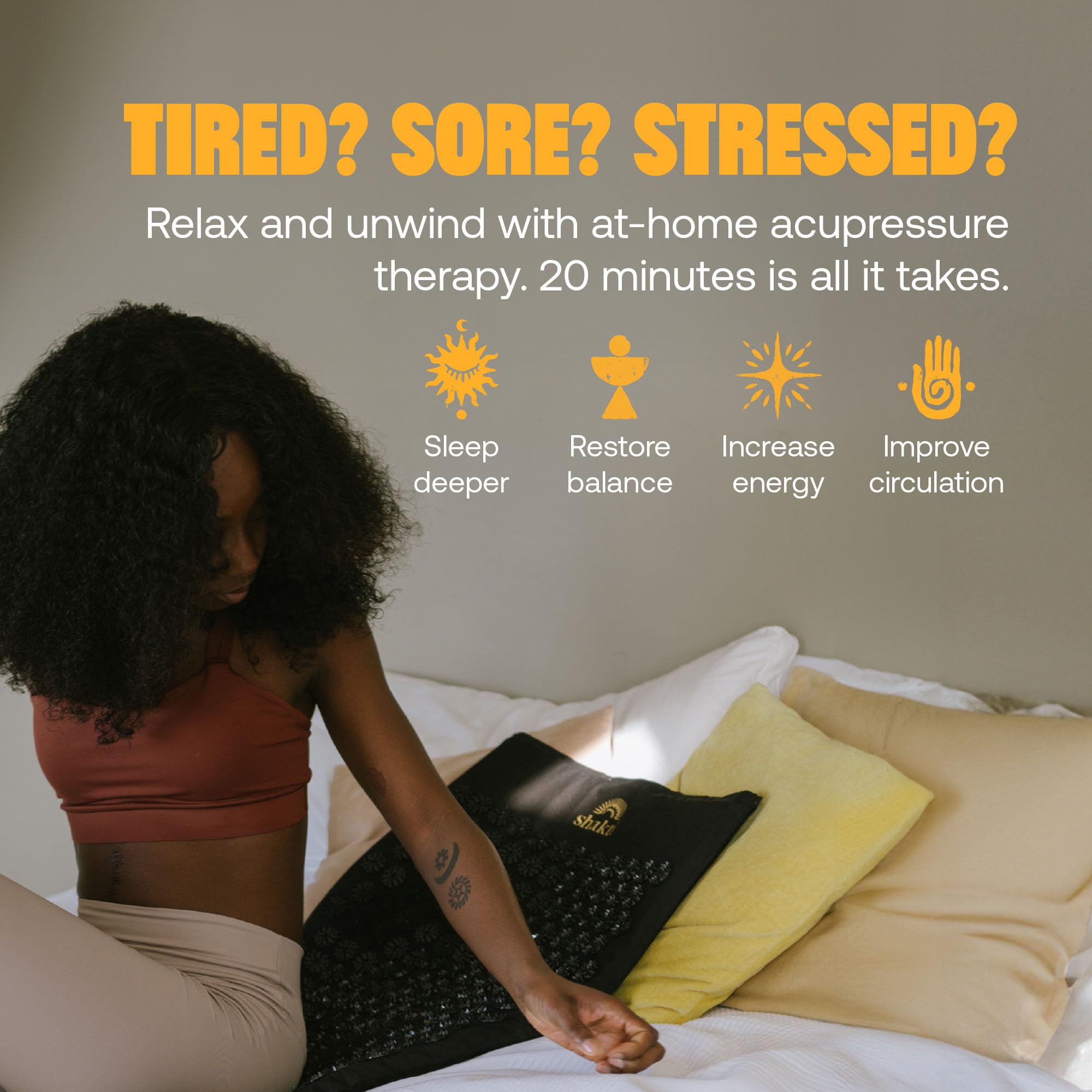 Amazon | 【正規品】シャクティ 指圧マット レバル② 黒、長めの専門家