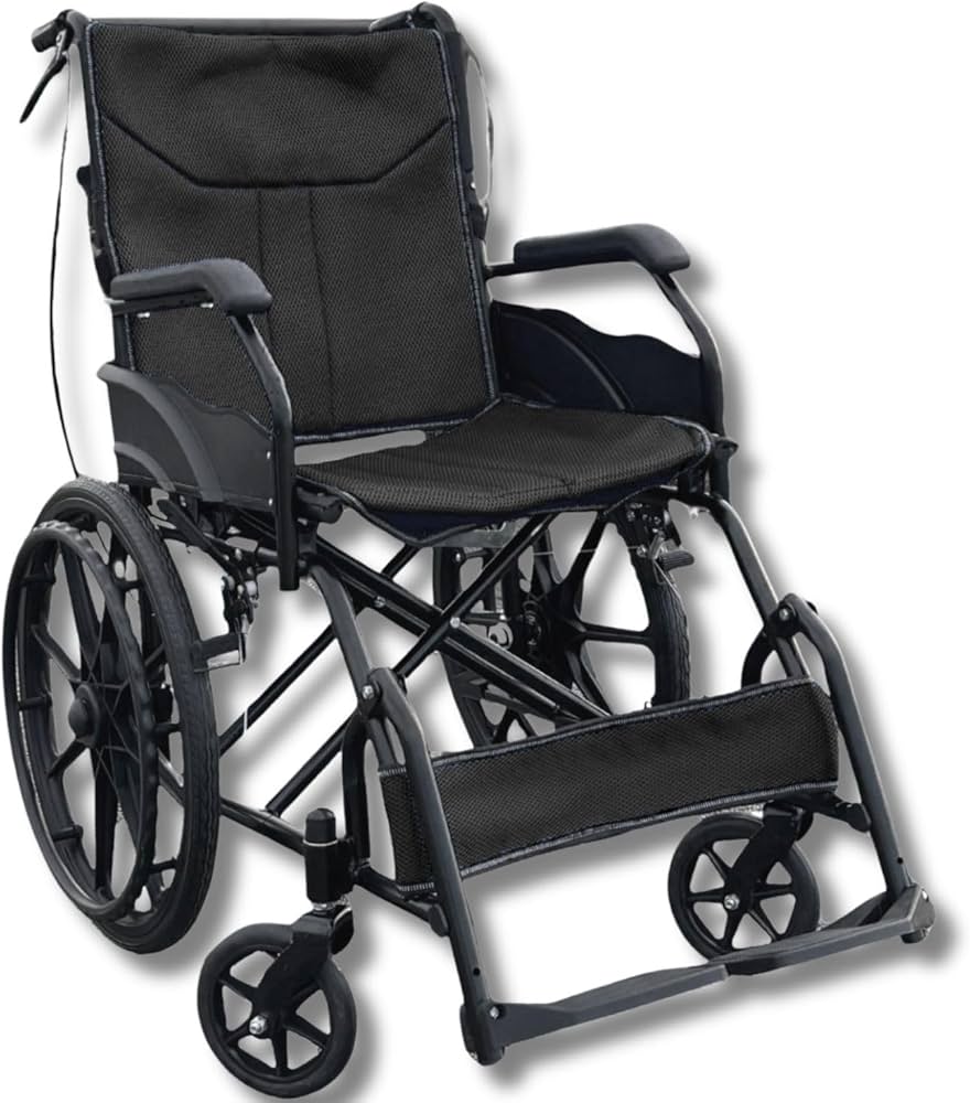 Amazon | BANCIL 車椅子 自走式 折り畳み 軽量 コンパクト ノーパンク
