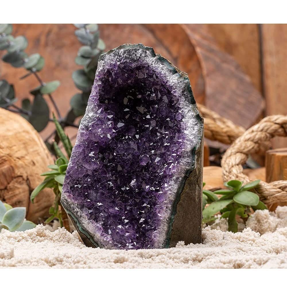 Amazon.co.jp: 天然大型アメジストクラスター、ウルグアイアアメジスト