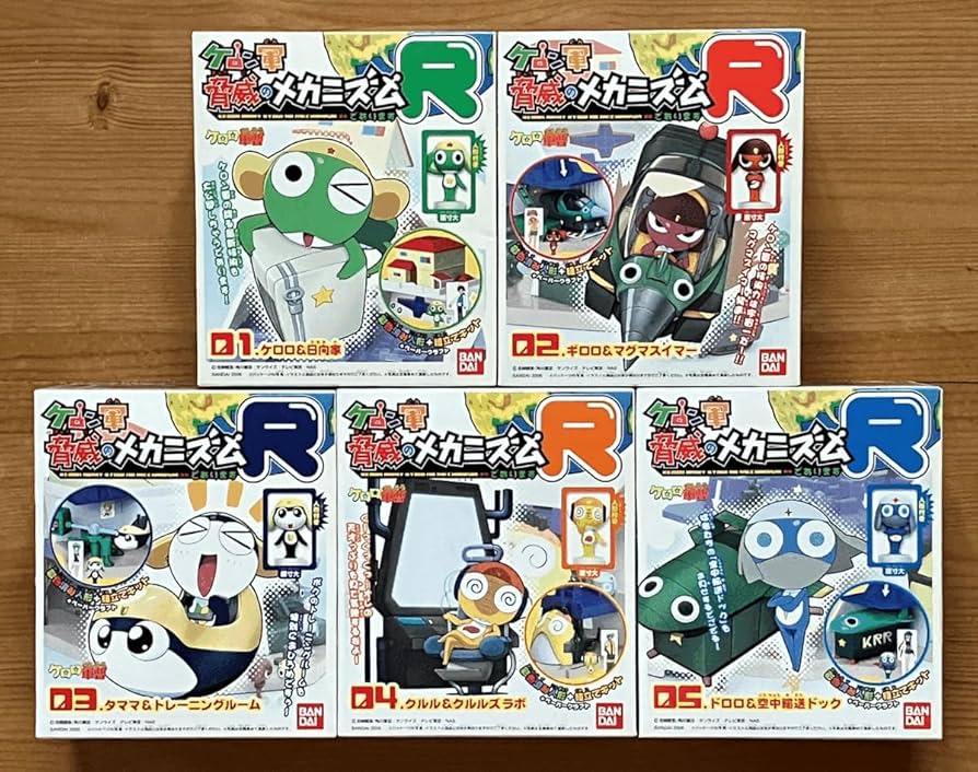 Amazon.co.jp: ケロロ軍曹 ケロン軍脅威のメカニズムでますR 全5種