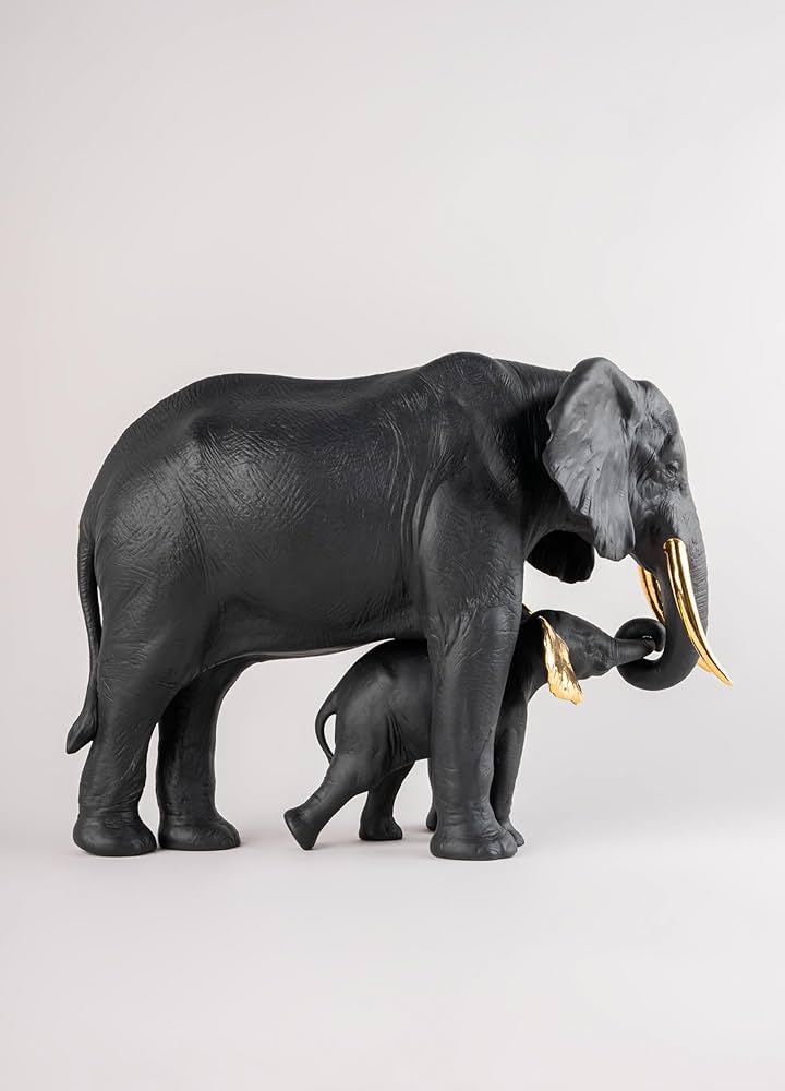 Amazon.co.jp: リヤドロ LLADRÓ エレファント(Bold Black
