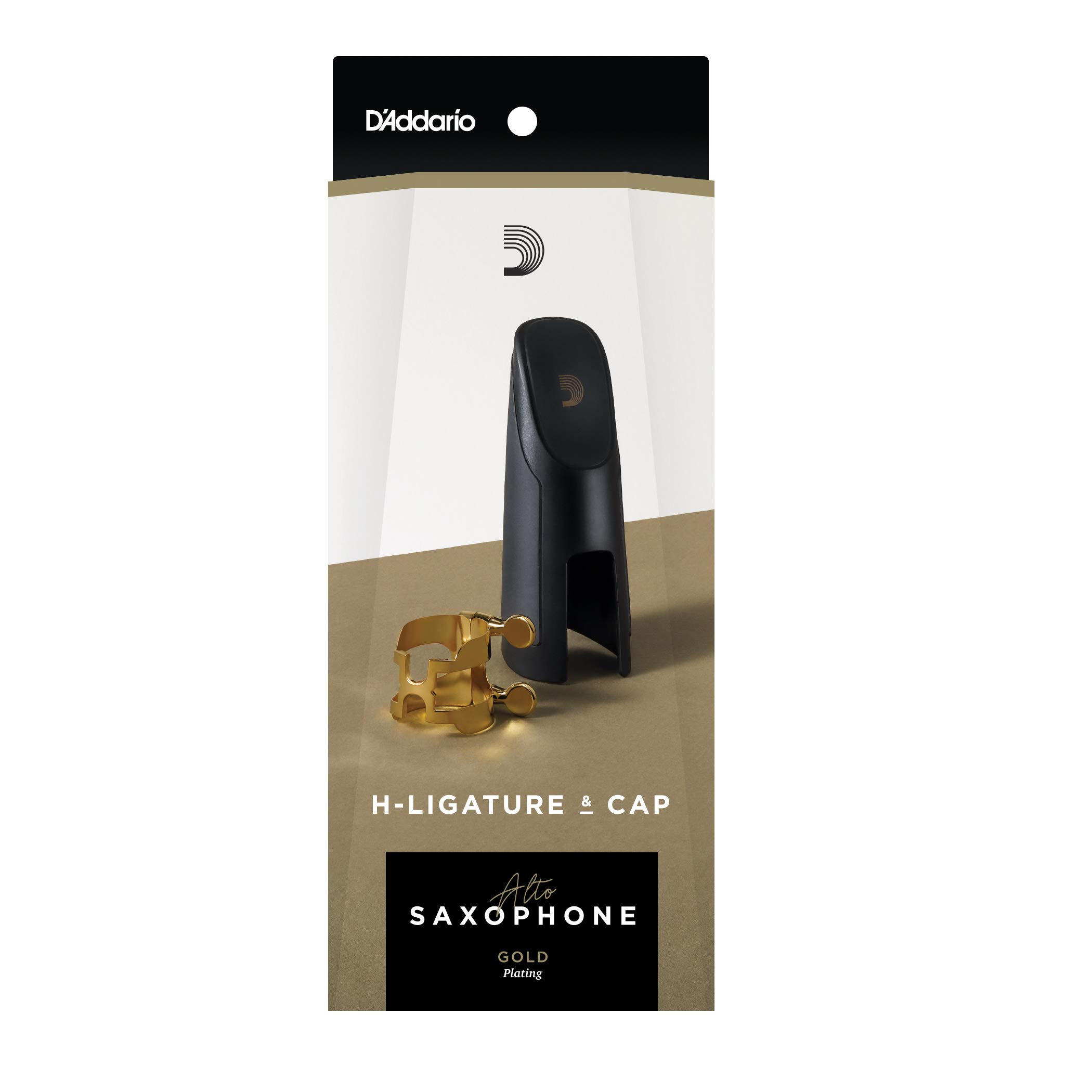 Amazon.com: D'Addario H-Ligature & Cap, Alto Sax, Gold-plated