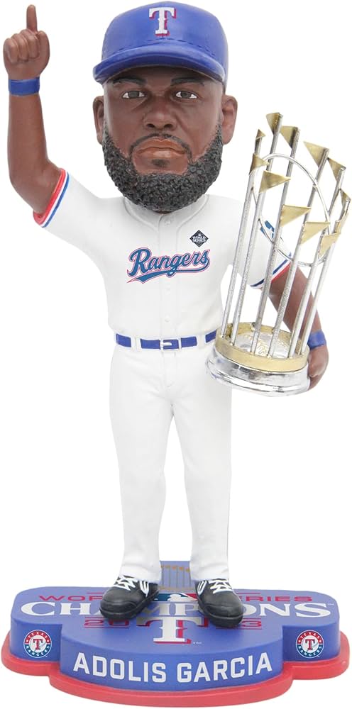 Adolis Garcia Texas Rangers 2023 World Series Champions Bobblehead