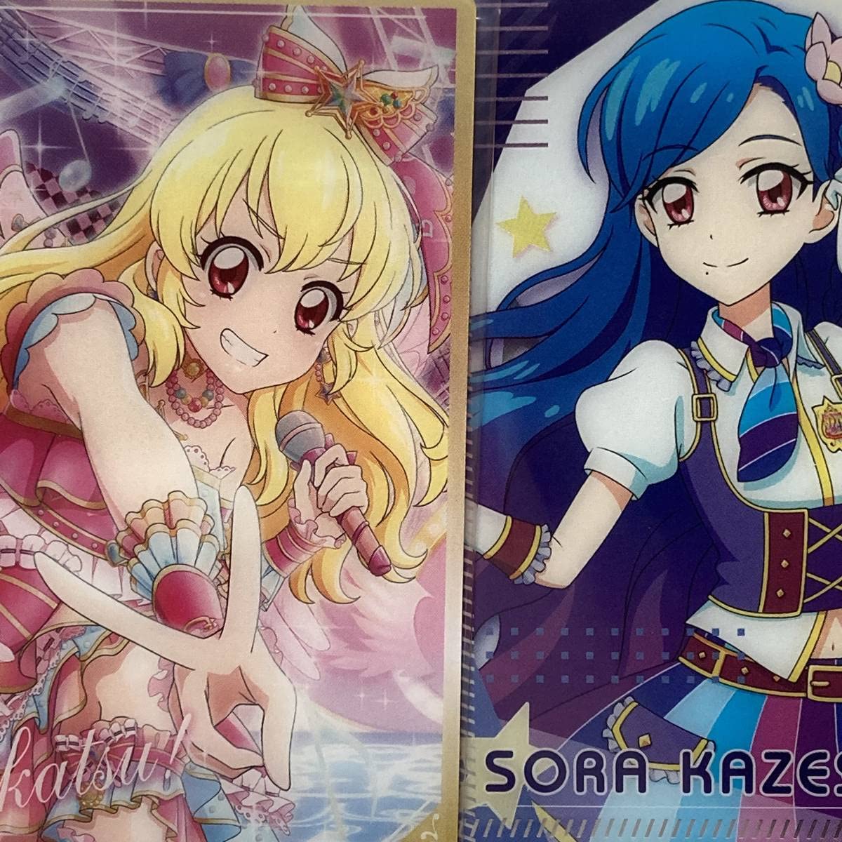 Amazon.co.jp: アイカツフォトonステージカード星宮いちご 風沢そら