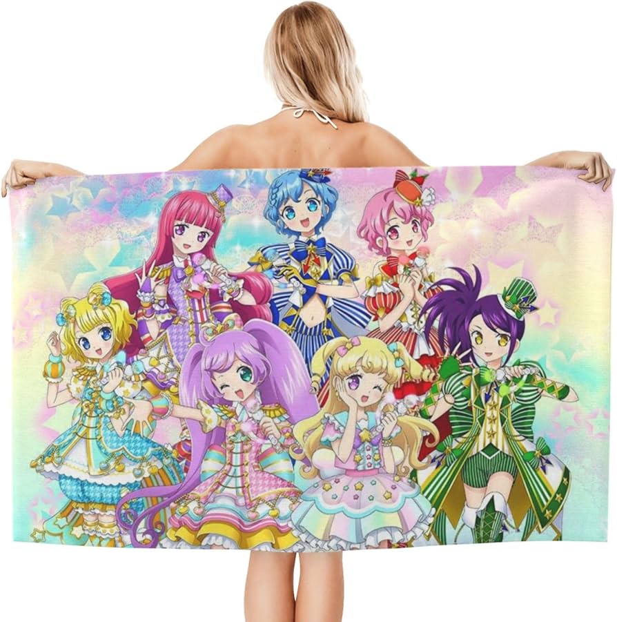 Amazon.co.jp: アイドルタイムプリパラ ビーチタオル バスタオル 大判