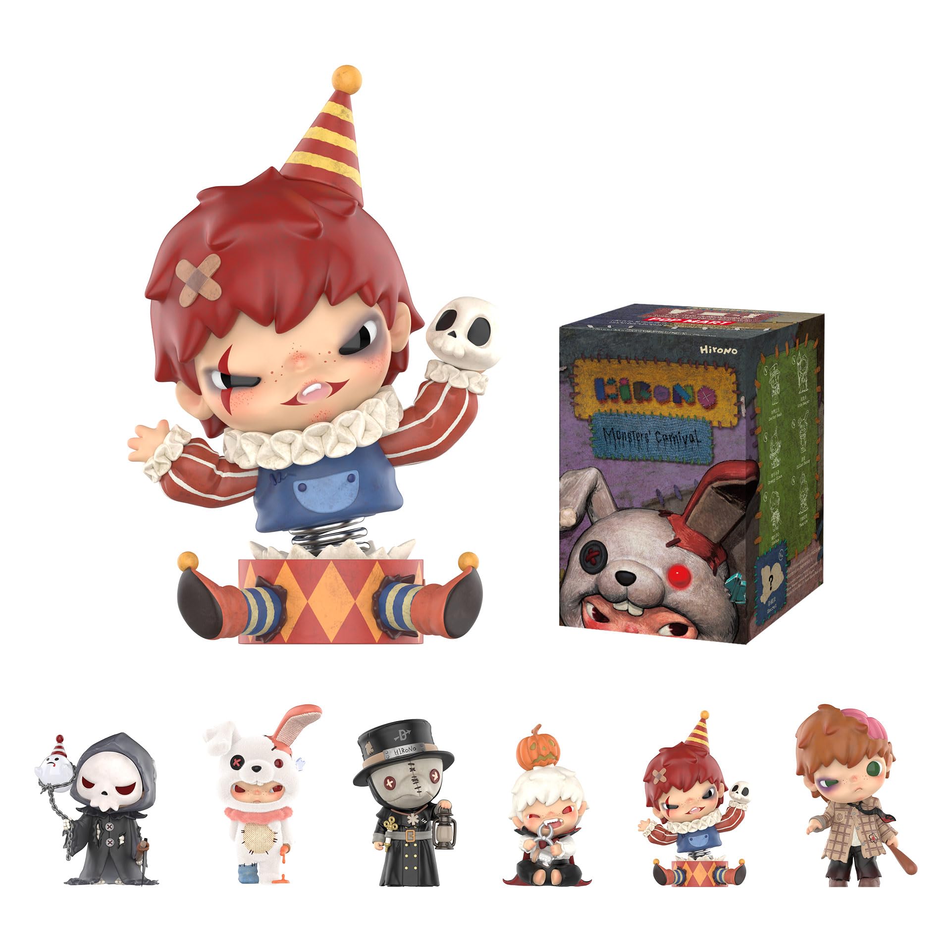 Amazon.com: POP MART Hirono Monsters' Carnival Series Blind Box