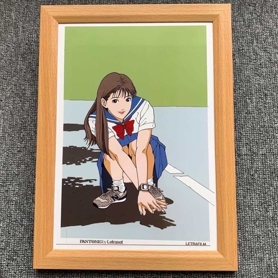 Amazon.co.jp: □江口寿史『ラッキーストライク N』B5サイズ 額入り