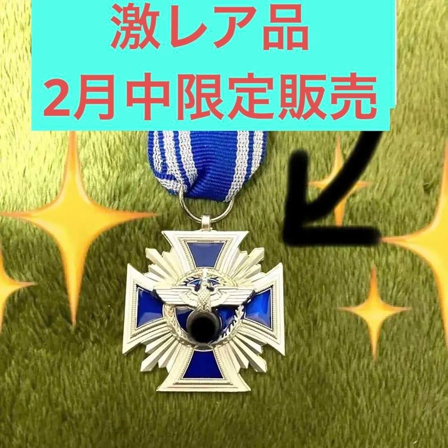 Amazon.co.jp: 最終品ドイツ 勤続章15年（銀賞） 鉄十字 勲章 ドイツ軍