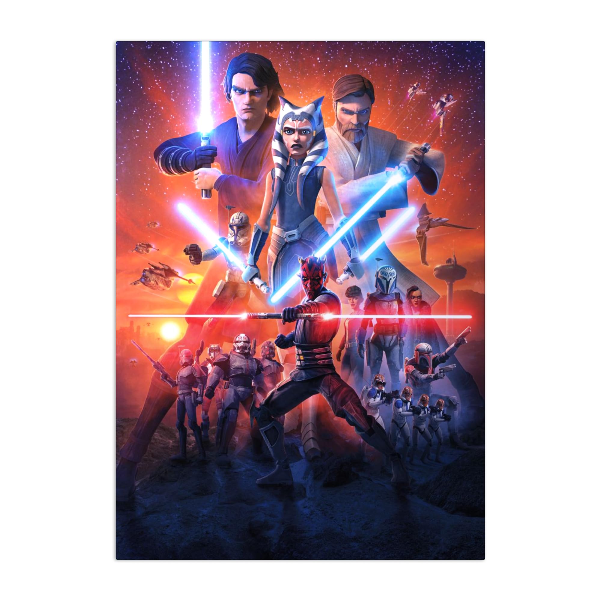 Amazon.com: Displate Metal Poster Star Wars - Ahsoka Tano - Clone