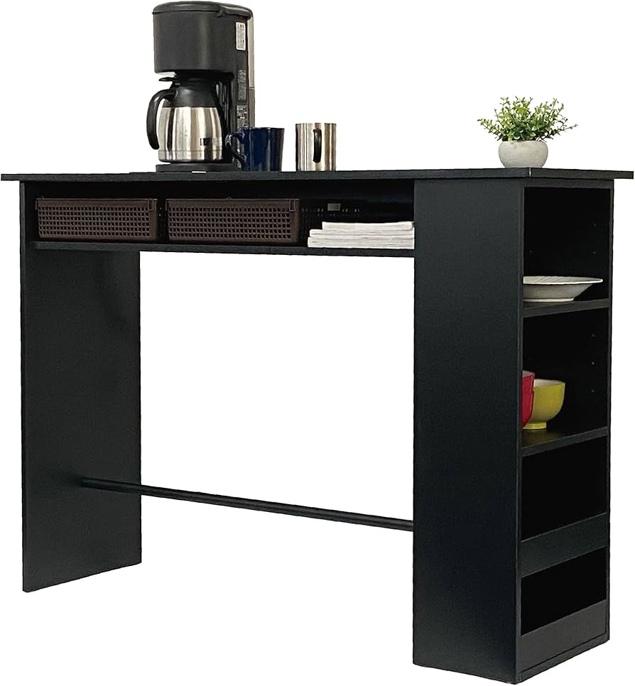 Amazon｜SKK カウンターテーブル 幅120cm 高さ85cm 奥行き40cm 食器