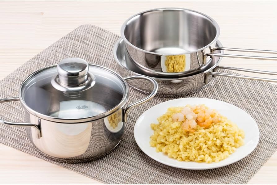 Amazon｜フィスラー 鍋セット スナッキー (両手鍋 片手鍋 14cm