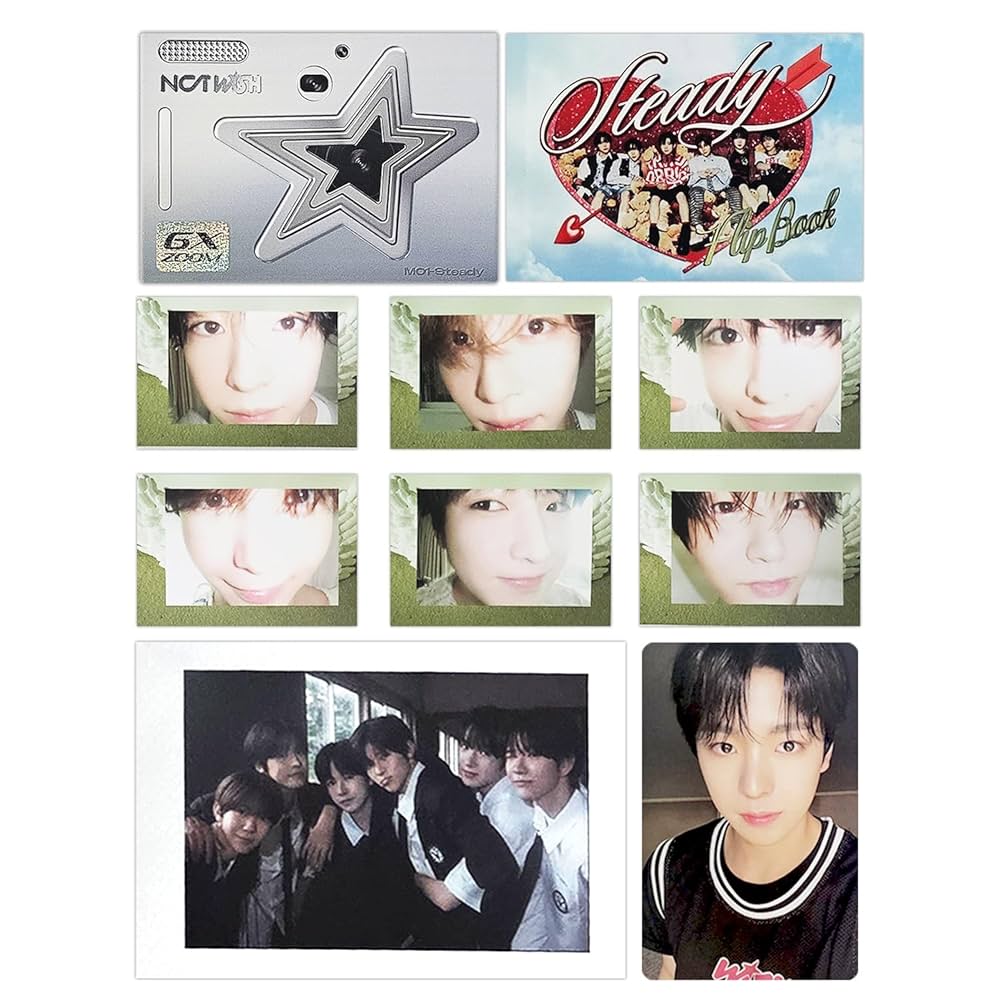 NCT WISH - 1st Mini Album [Steady] (QR Ver.) Package Box + Image