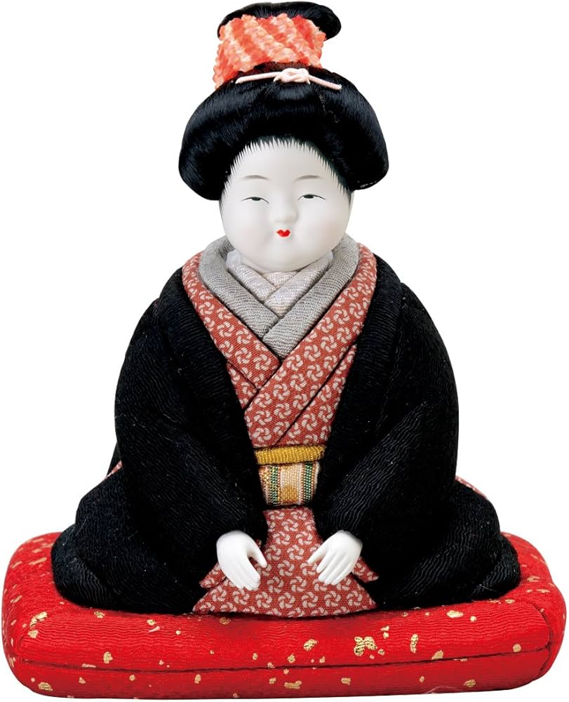 Amazon | 木目込み 人形 キットきめこみ 材料 日本人形 「お福さん（豆