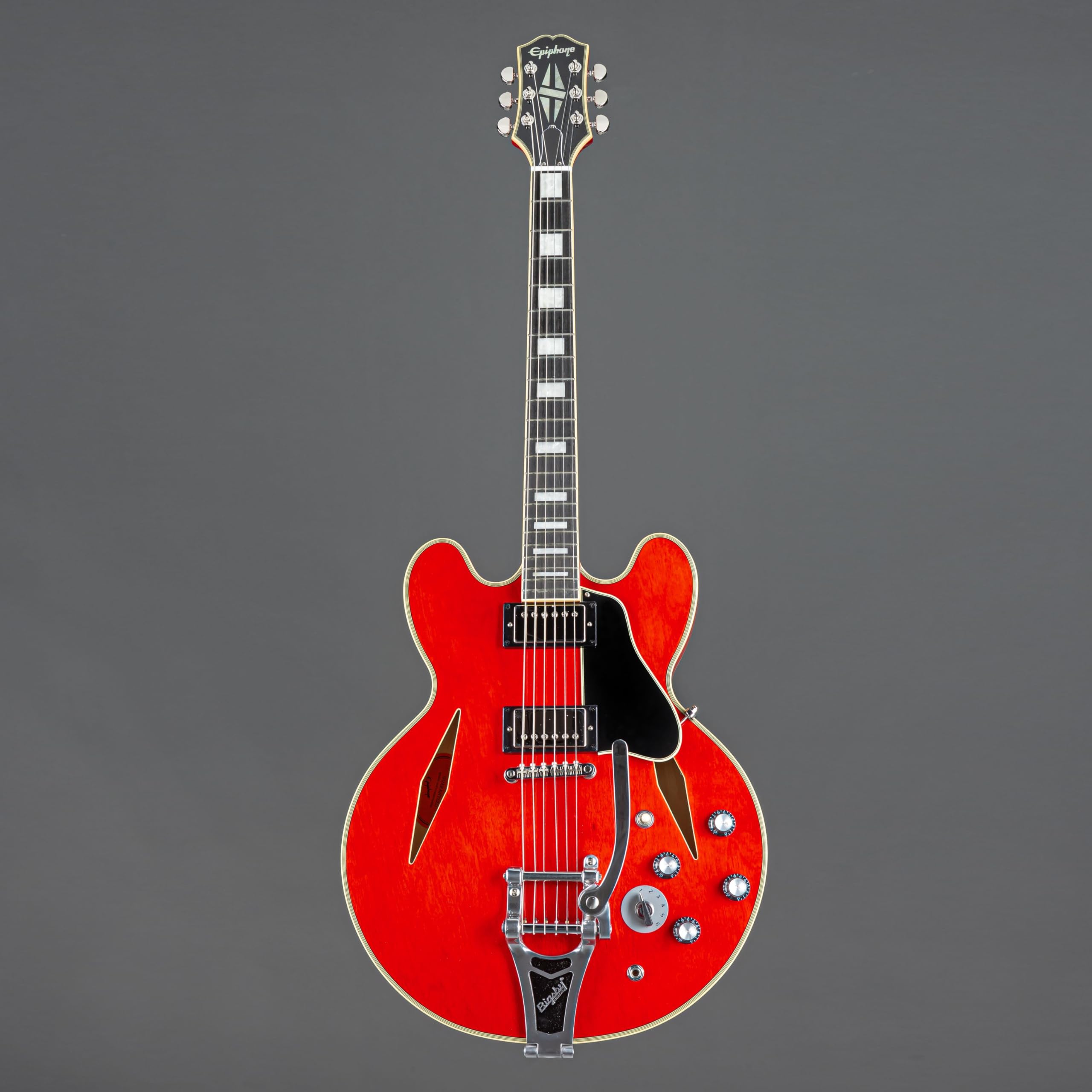 Amazon.com: Epiphone EXCLUSIVE Shinichi Ubukata ES-355, Cherry