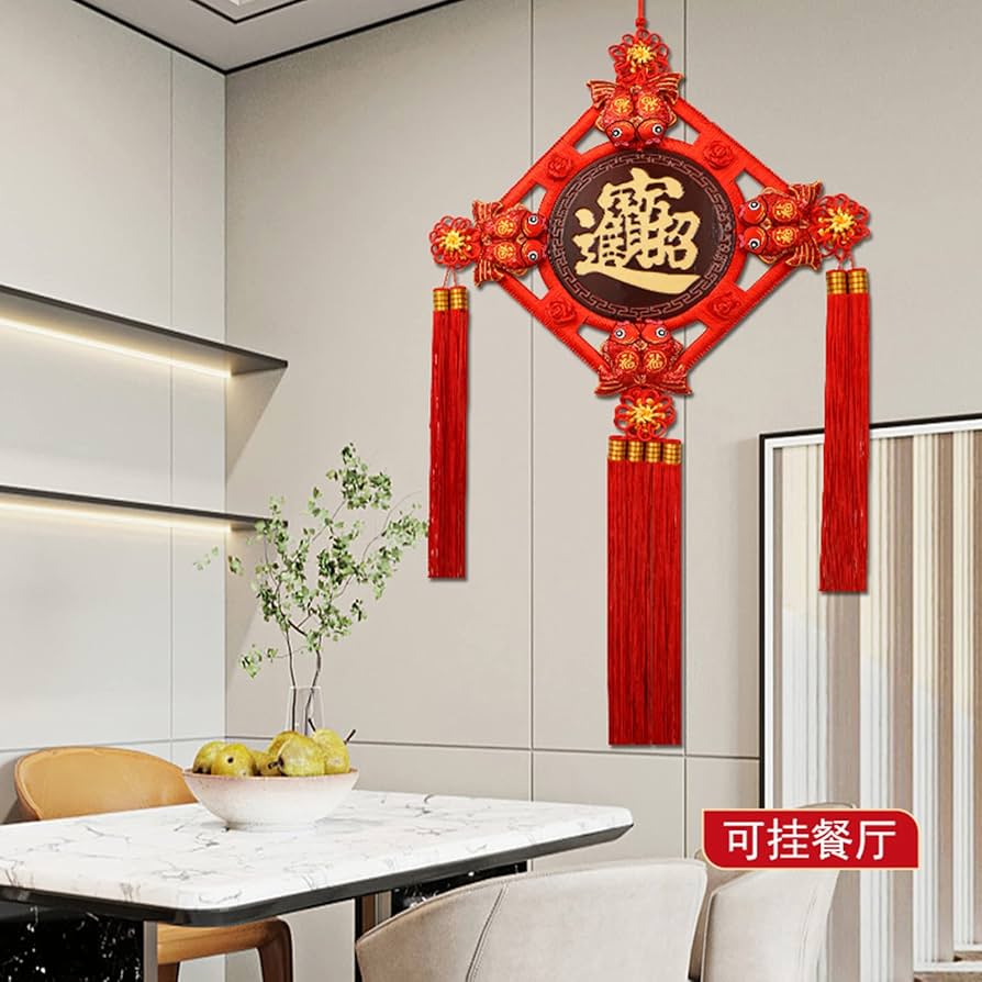 Amazon.co.jp: 中国の旧正月の装飾 桃の木製装飾品、すべての季節