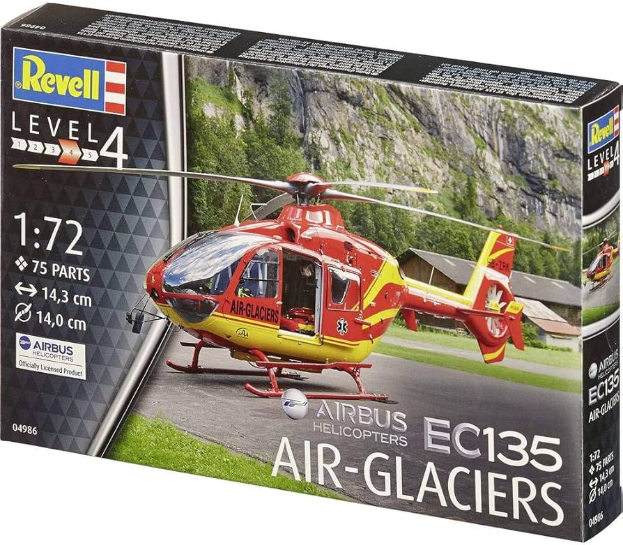 Amazon | ドイツレベル(Revell) 1/72 EC135 エアー・グレイシャー