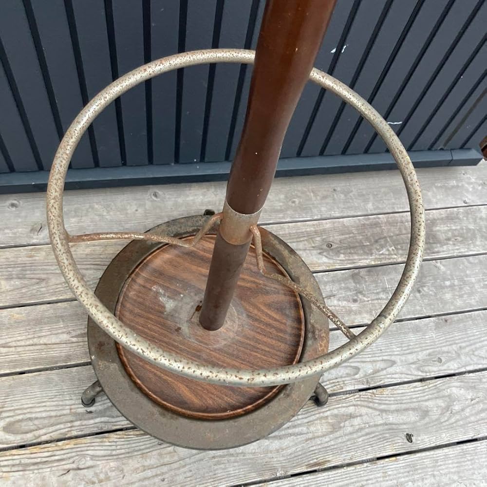 Amazon｜昭和レトロ ミッドセンチュリー 木製 ポールハンガー ハンガー