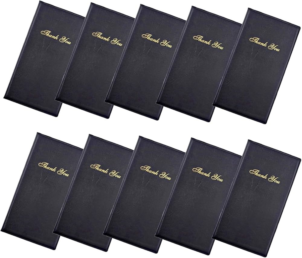 Amazon | ZERONOWA 伝票ホルダー 二つ折り 伝票バインダー 会計ボード