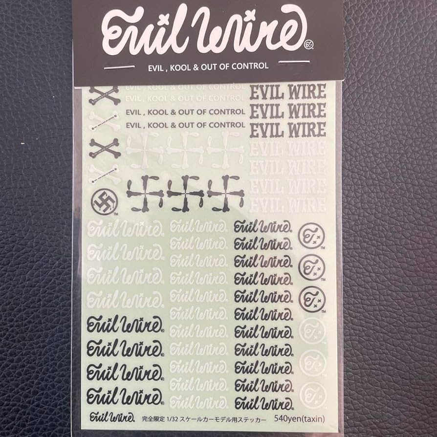 Amazon.co.jp: Evilwire 1:32 Sticker Mini 4WD Evil Wire : Toys & Games