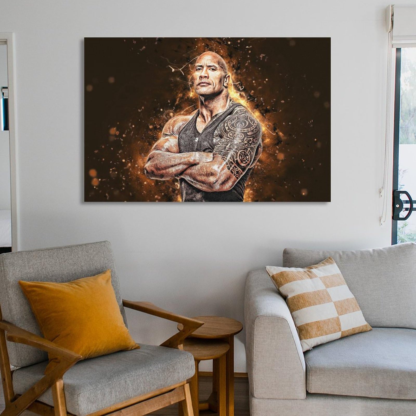 Amazon.co.jp: Dwayne Johnson ドウェイン・ジョンソン ポスター (1