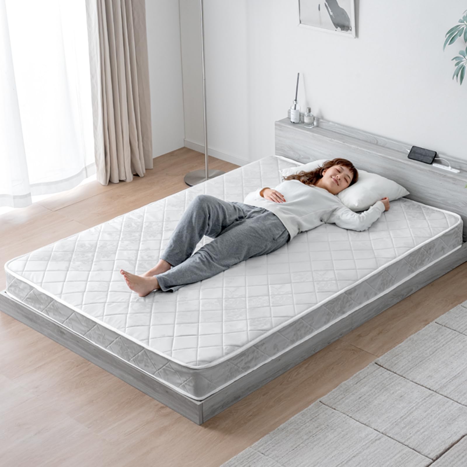 Amazon.co.jp: タンスのゲン マットレス シングル 【硬めの寝心地