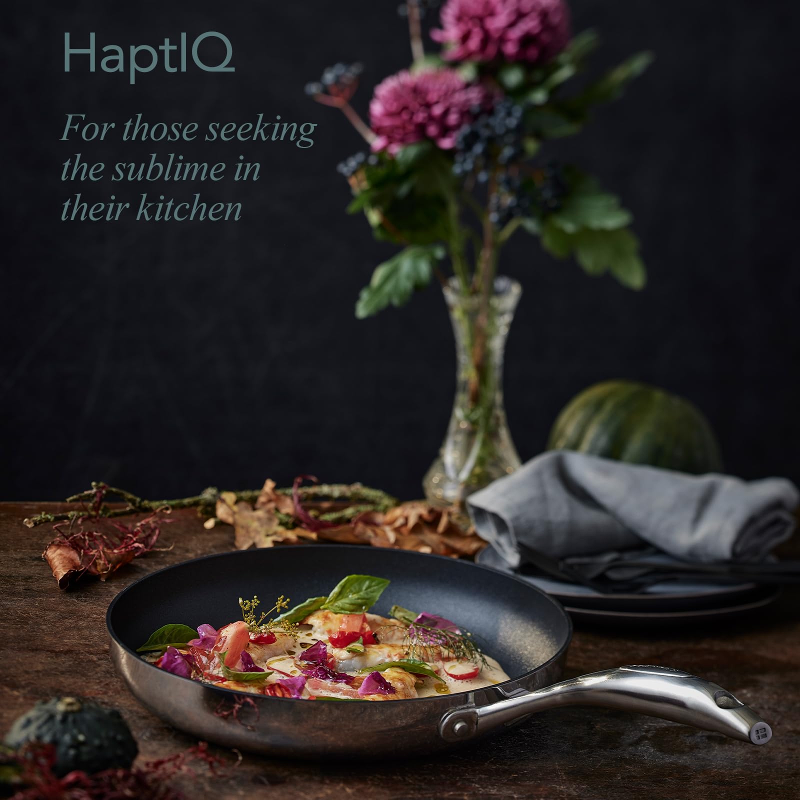 Amazon.com: Scanpan HaptIQ 10 1/4 inch Stainless Steel-Aluminum