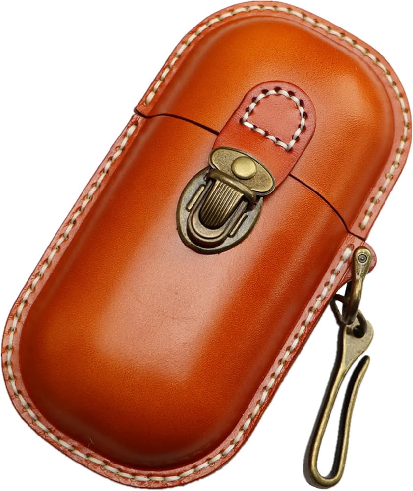 Amazon | Fanyixuan ハンドメイドレザー眼鏡ケース ハードシェル