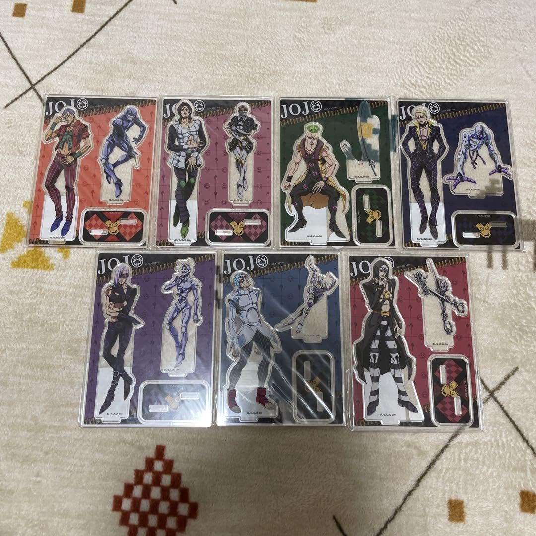 Amazon.co.jp: ジョジョの奇妙な冒険 5部 暗殺チーム 全種類 アクスタ