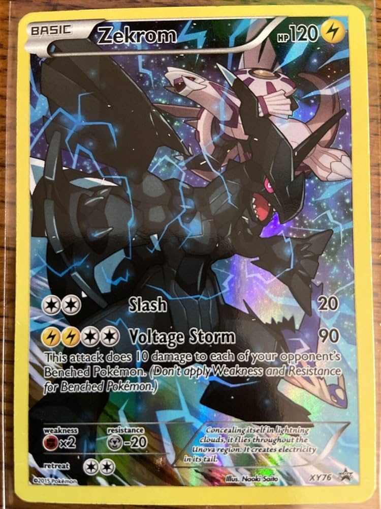 Amazon.co.jp: Pokemon - Zekrom (XY76) - XY Black Star Promos
