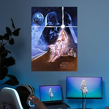 Amazon.com: Displate Metal Poster Star Wars - Episode IV A New