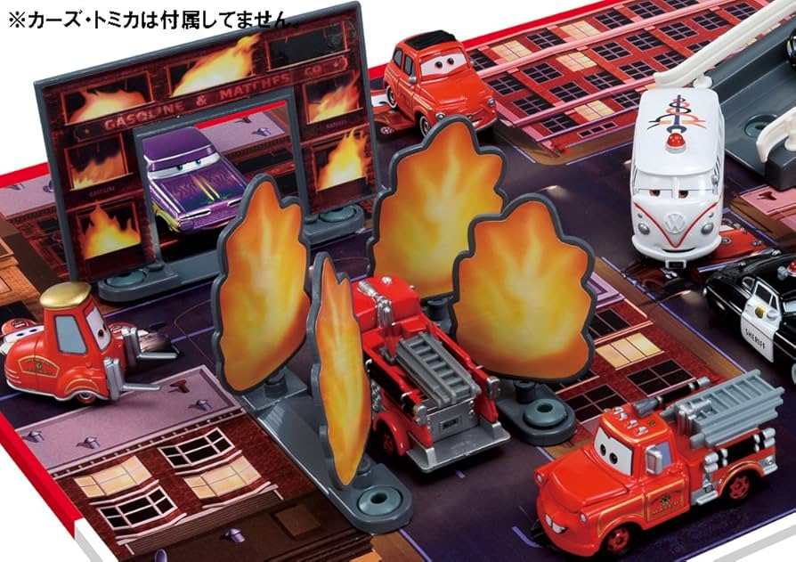 Amazon.co.jp: トミカ カーズ プレイマップ レスキューゴー!ゴー