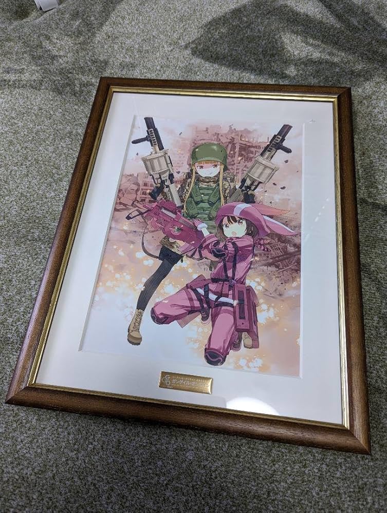 SAO ガンゲイル・オンラインキャラファイングラフ複製版画