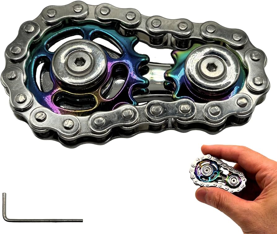 Amazon.co.jp: Kitekorosso フィジェットトイ チェーン ギア EDC玩具