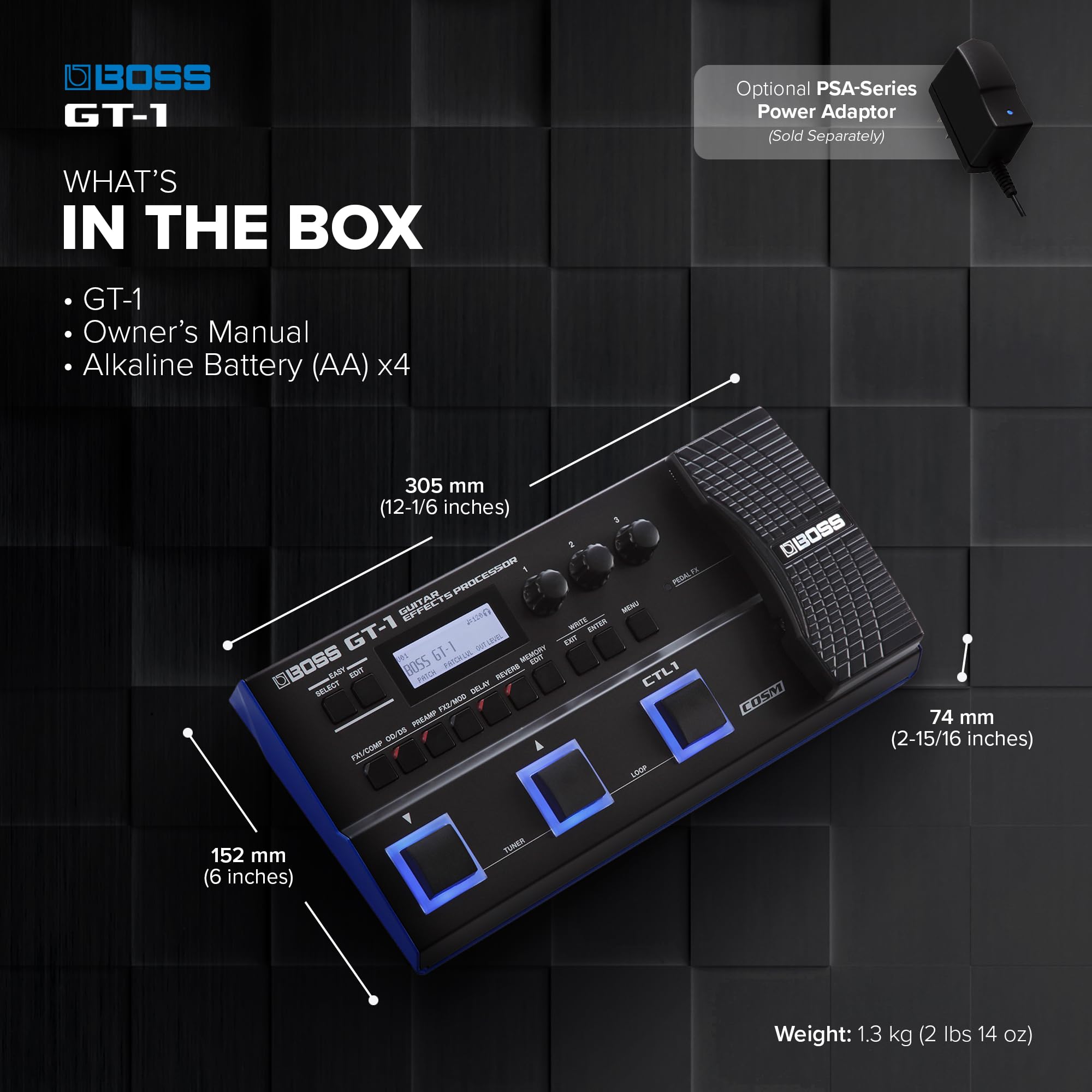 Amazon.co.jp: BOSS/GT-1 Boss Guitar Multi Effector : Musical