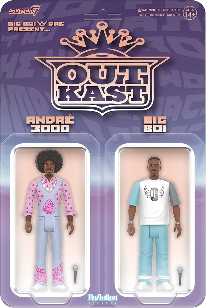 Amazon.com: Super7 Outkast Big Boi & Dre Present Reaction Figures