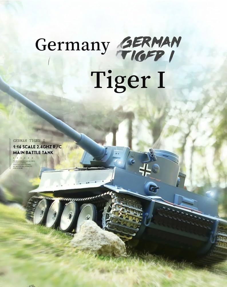 Amazon.co.jp: HengLong 1:16ドイツ軍ティーガーI重戦車 VI号戦車 3818