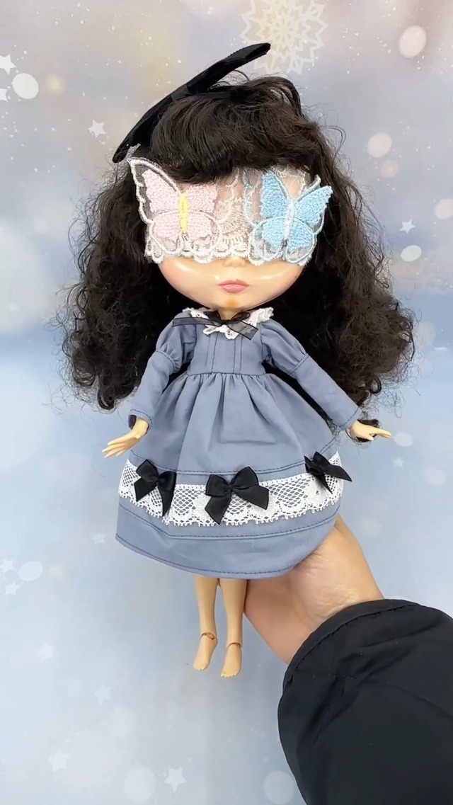 Amazon.co.jp: rakulifey ブライス衣装セット お洋服 ワンピース 髪