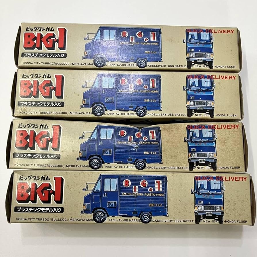 Amazon.co.jp: レア ビッグワンガム BIG 1 GUM プラモデル 食玩 カバヤ