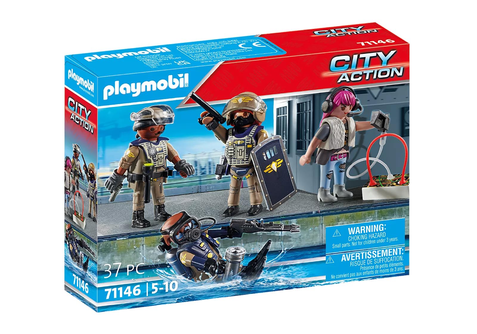 Amazon.co.jp: playmobil(プレイモービル) 特殊部隊 フィギュアセット