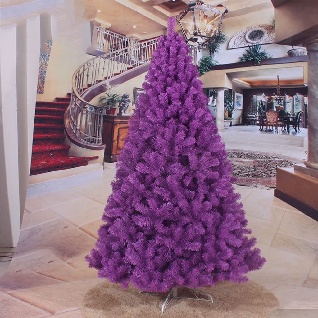Amazon.co.jp: クリスマスツリー 紫色のクリスマスツリーの大きな人工