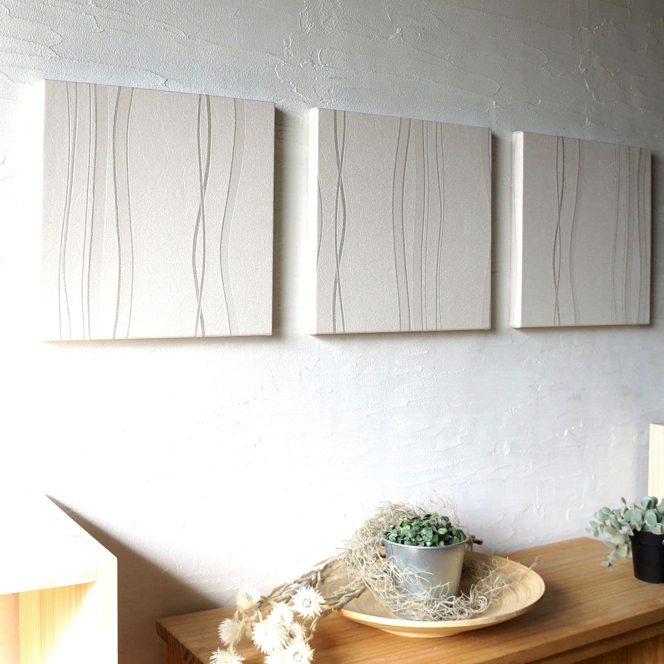 Amazon｜アートパネル ファブリックパネル HEAL Ⅱ ホワイト ヒール 30