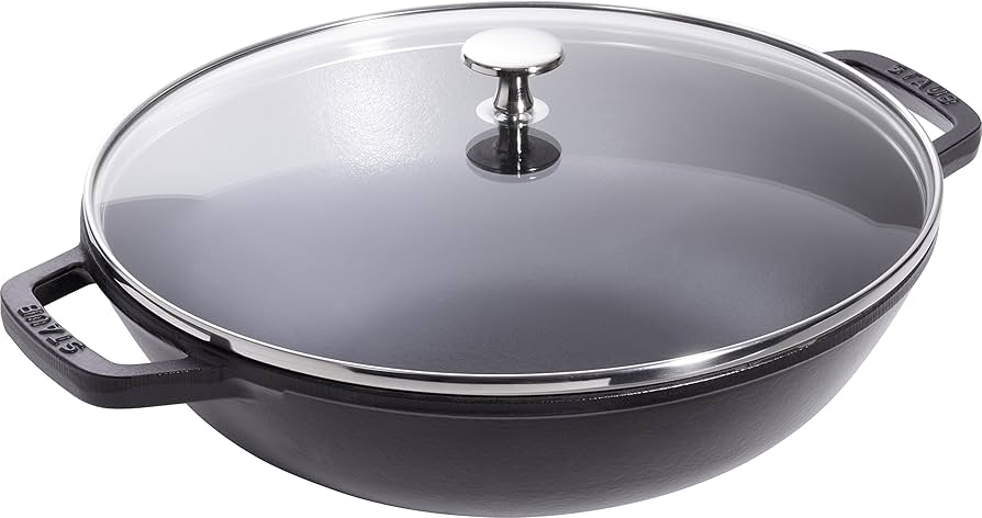 Amazon｜staub ストウブ 「 マルチパン ブラック 30cm 」 両手