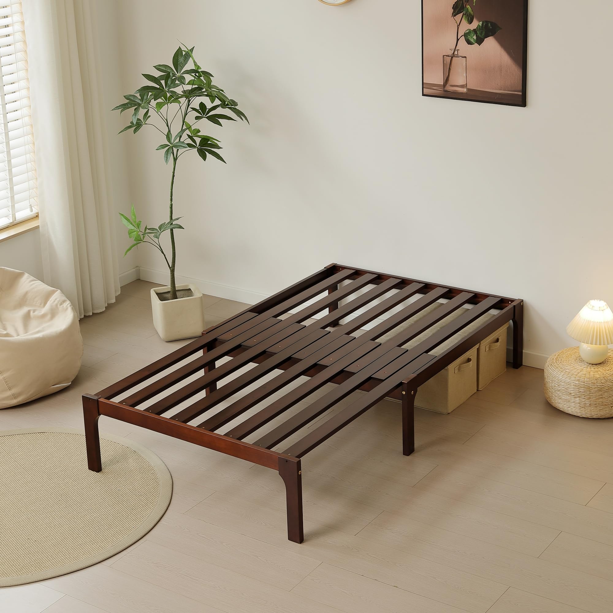 Amazon｜伸長式ベッド シングル デイベッド ソファ 天然木製 下収納