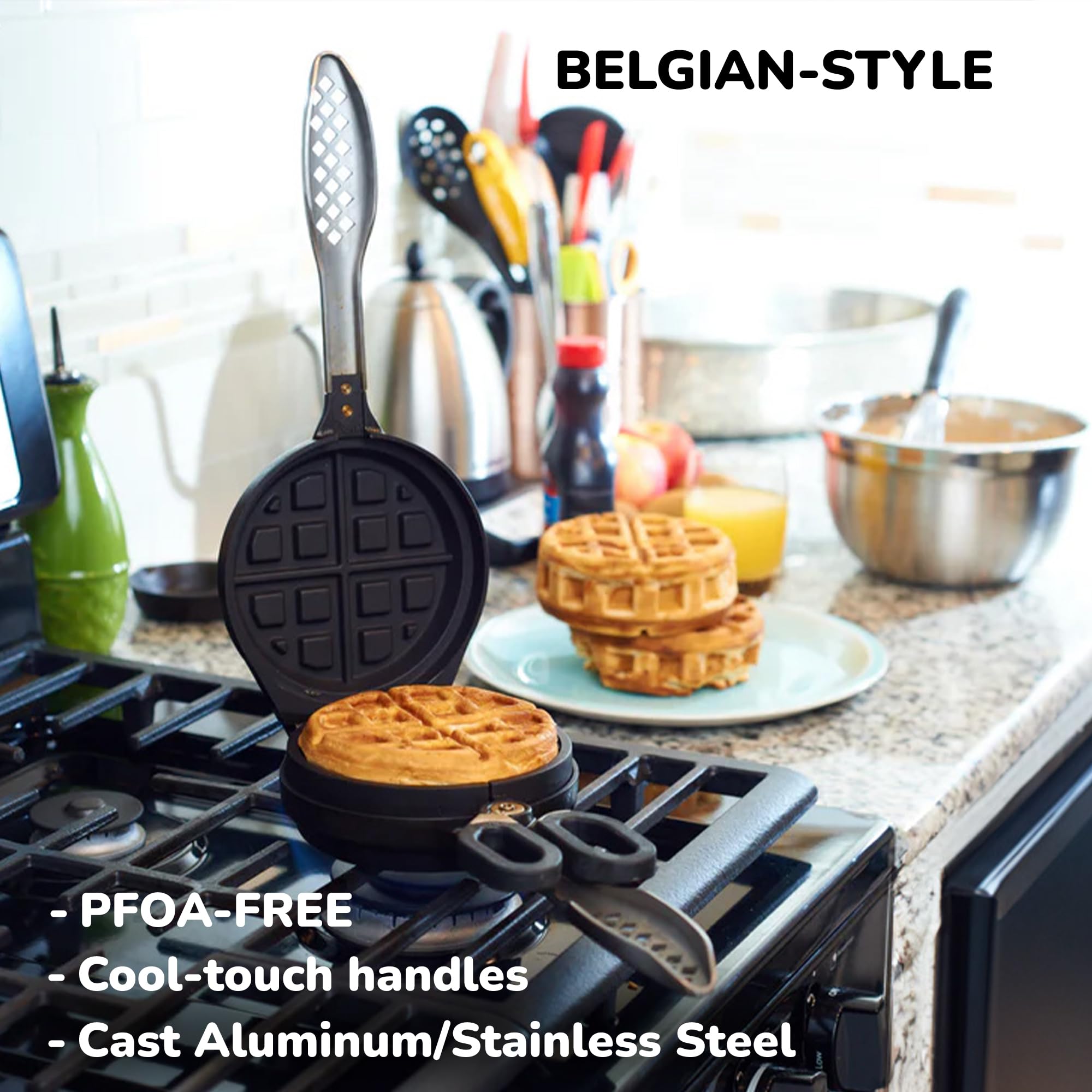 Amazon | Wonderffle(ワンダーフル) 鋳造アルミニウム詰めワッフル